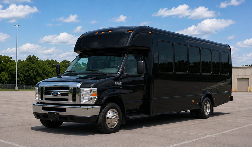 20-passenger minibus for charter in Fargo, ND