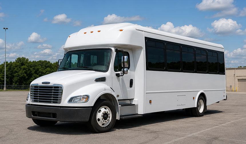 25-passenger minibus for charter in Fargo, ND